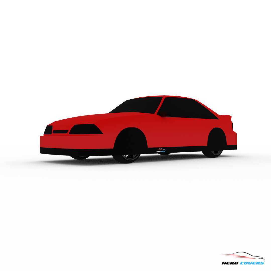 Indoor or Outdoor Car Cover | Compatible For: Ford Mustang Third Generation (1979–1993) – Fox Body