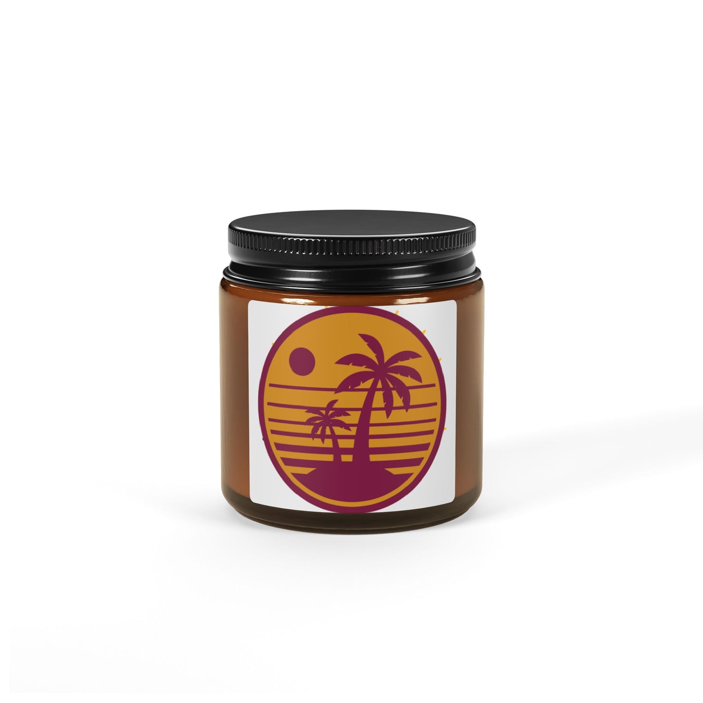 Scented Soy Candle (Multi-Size, Amber Jar)