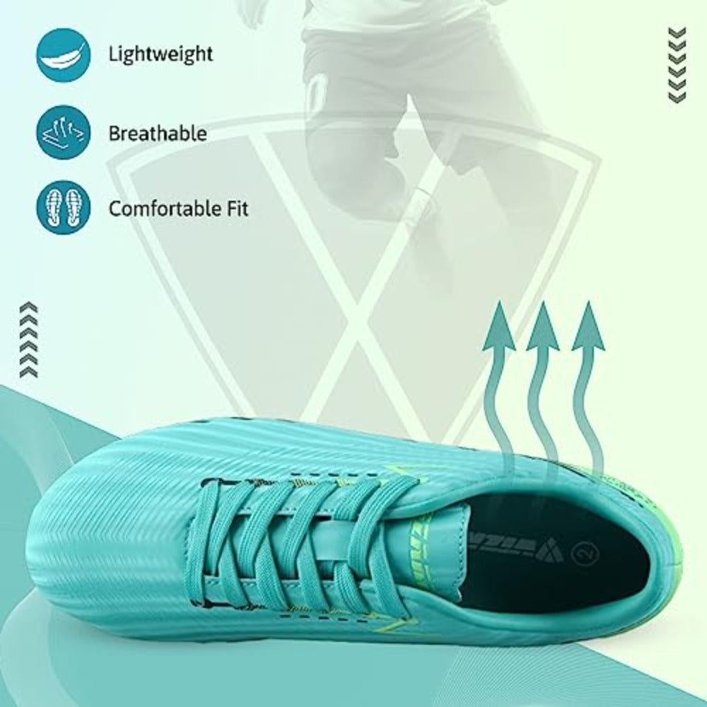 Vizari Tesoro Junior Firm Ground Soccer Cleats – Aqua/Mint