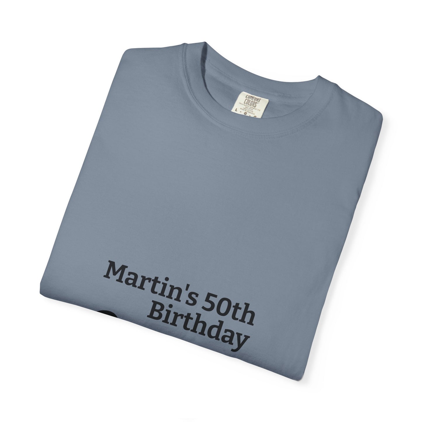 Birthday Crew T-Shirt — Personalized "Martin's 50th Birthday Crew"