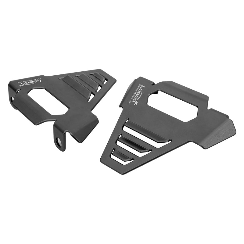 LOBOO Brake Caliper Guard for BMW R1300GS / R1300GS Adventure– CNC Aluminum, Titanium Gray Anodized Finish