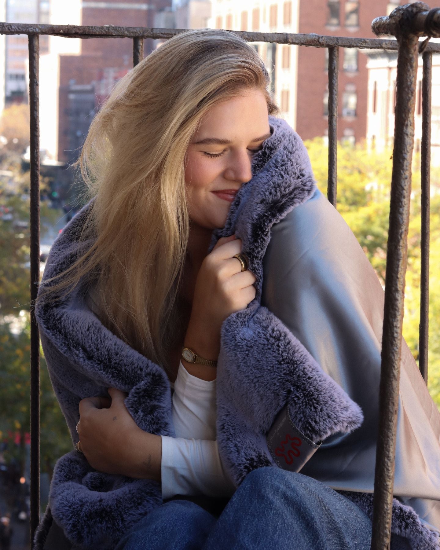 City Mink Lap Blanket by Apartment Therapy
