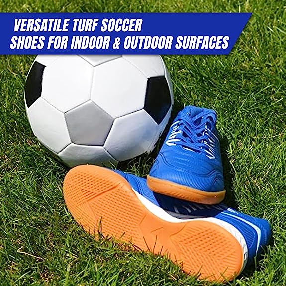 Vizari Valencia Indoor Soccer Shoes – Royal/White