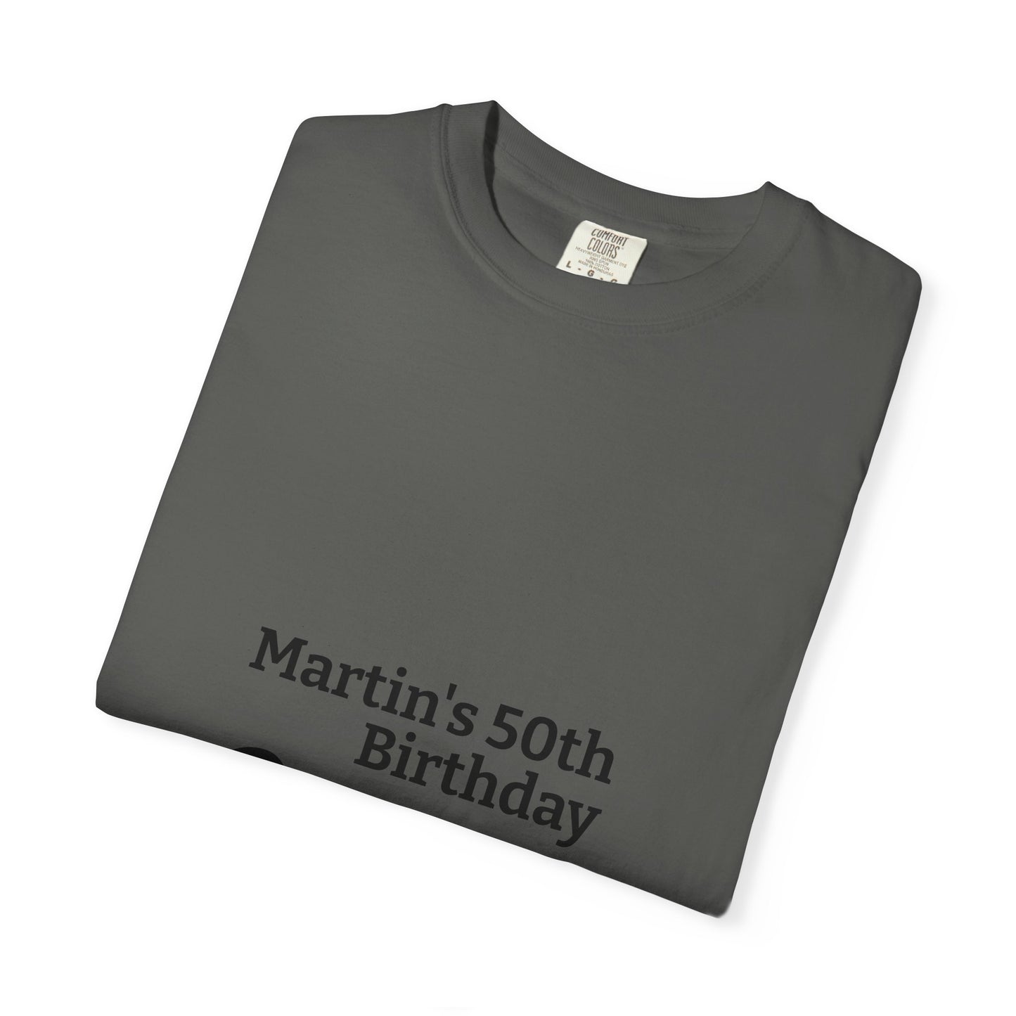 Birthday Crew T-Shirt — Personalized "Martin's 50th Birthday Crew"
