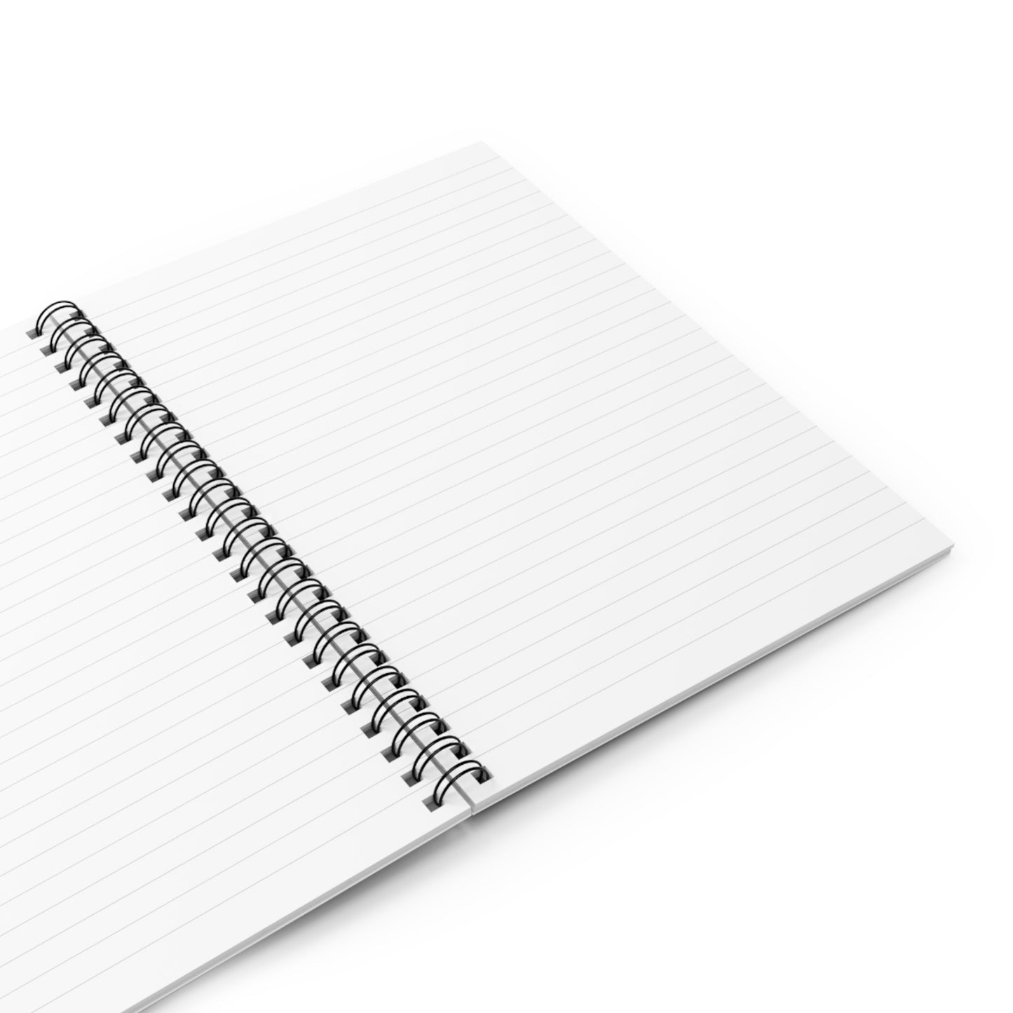 Surfing The Wave Spiral Notebook — Minimalist Surf Quote Ruled Journal