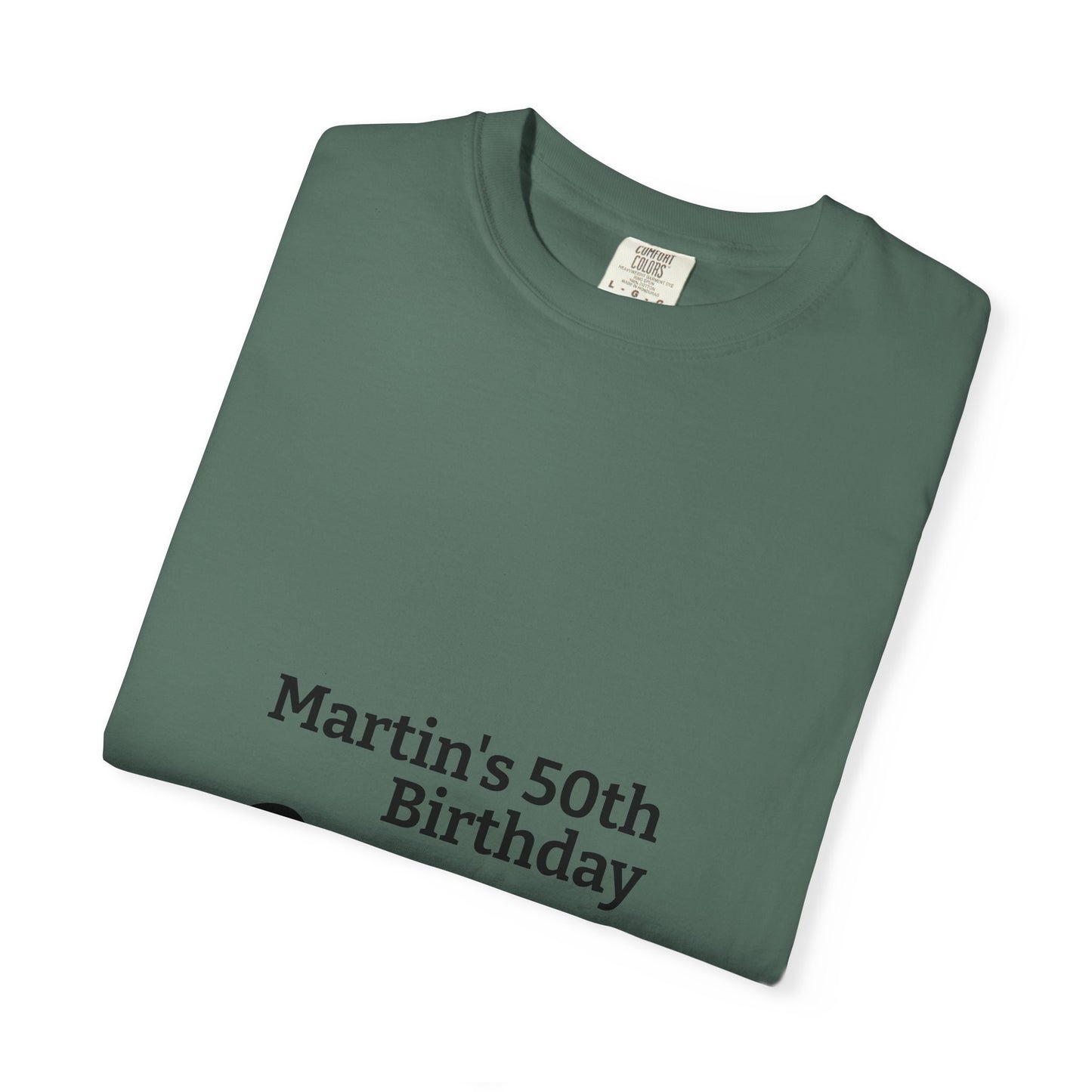 Birthday Crew T-Shirt — Personalized "Martin's 50th Birthday Crew"