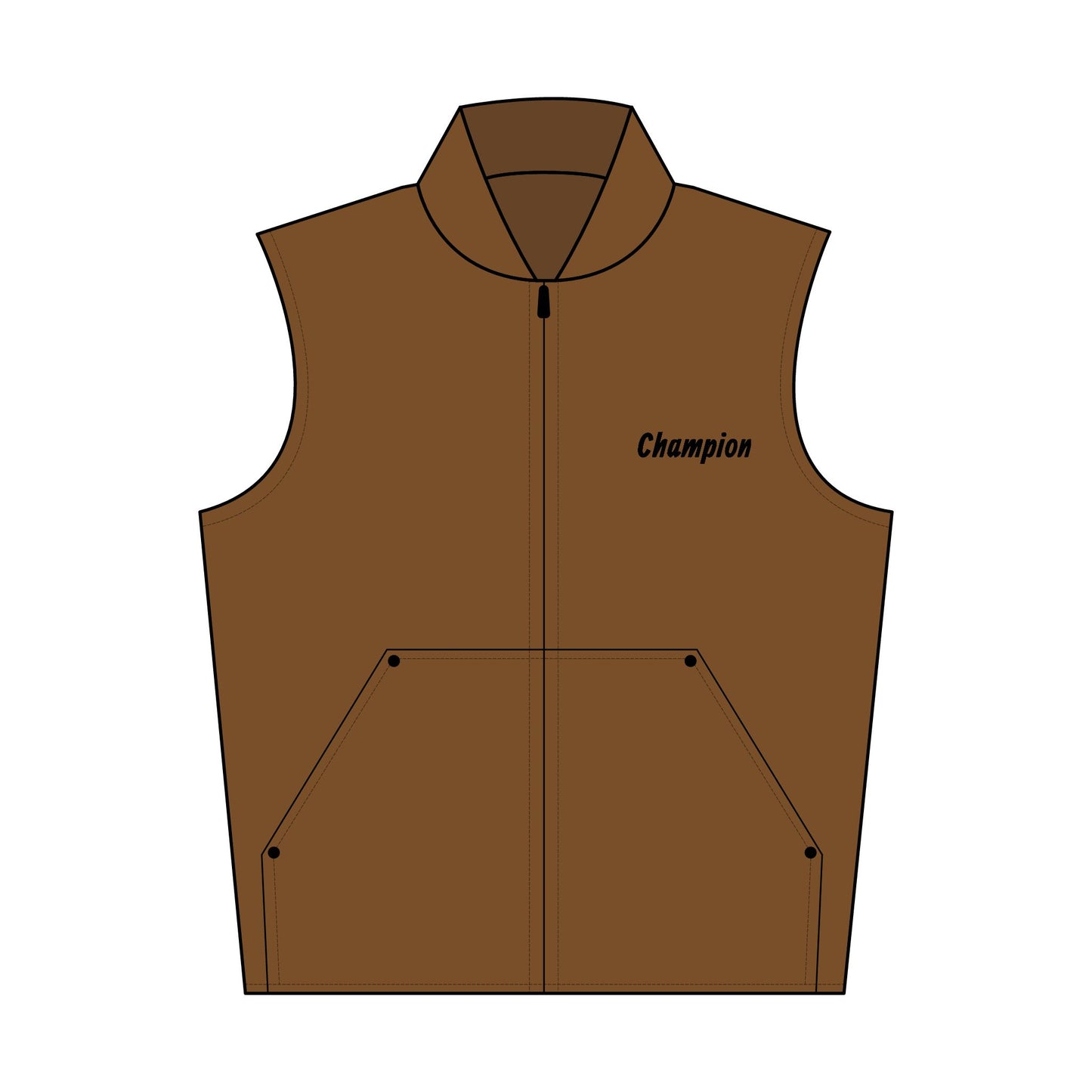 CornerStone® Unisex Washed Duck Cloth Vest (Embroidery)