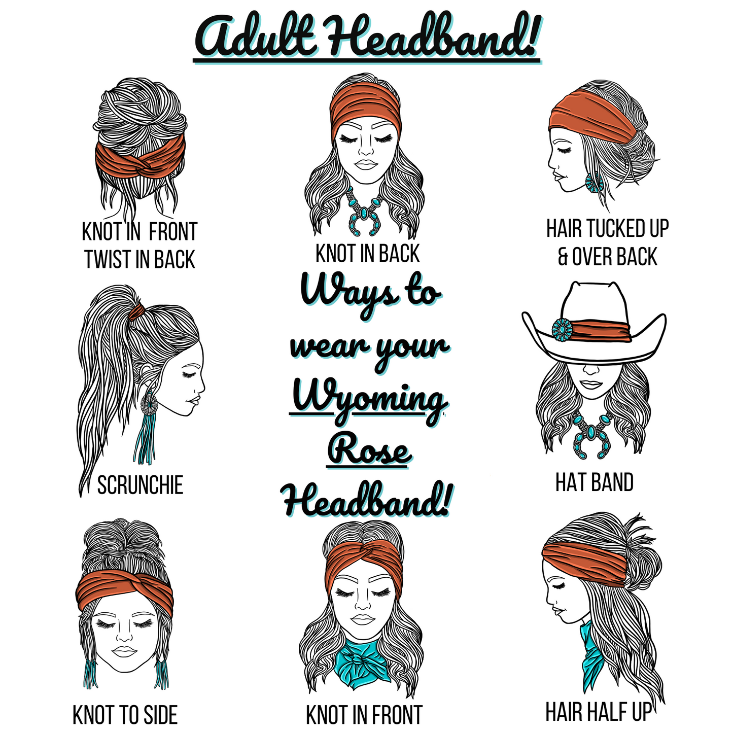 Charlie Kirk Headband Design #3