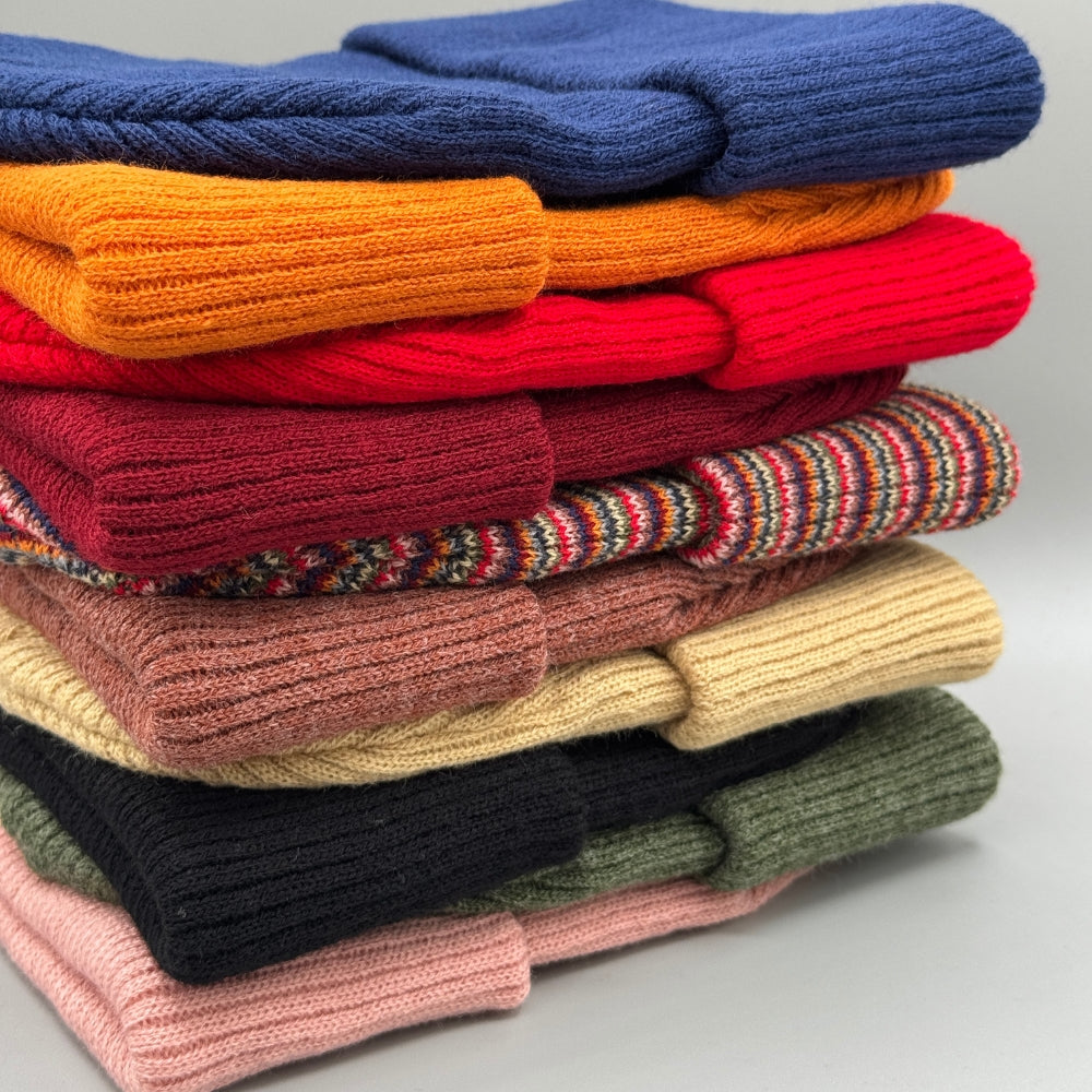 HAAKWEAR Traditional Kids Knit Beanies, Soft, Warm & Made in USA Winter Hat