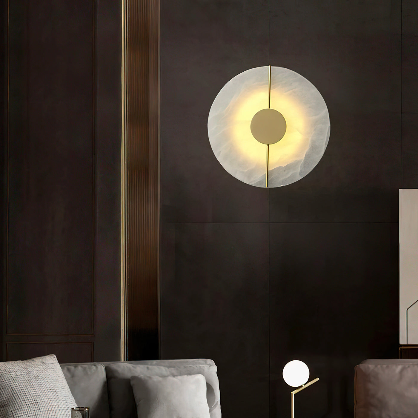Artistic Alabaster Wall Lamp