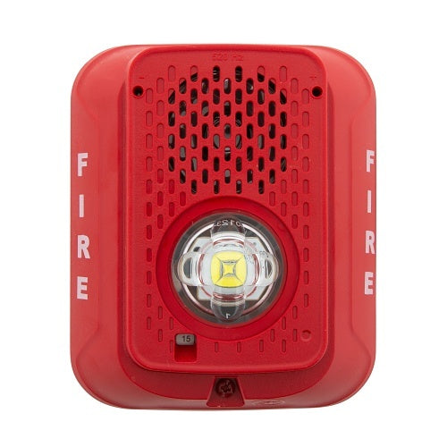 System Sensor P2RLED-LF Wall Mount Low-Frequency Sounder Strobe