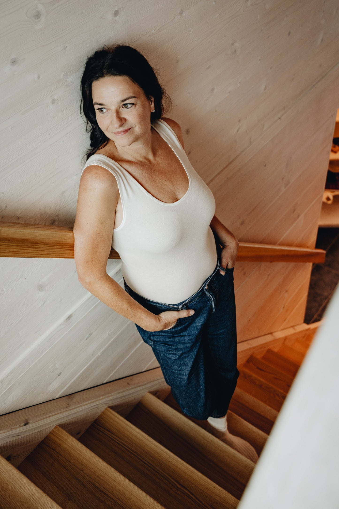 Angora and Wool | Sleeveless base layer shirt (Women's)