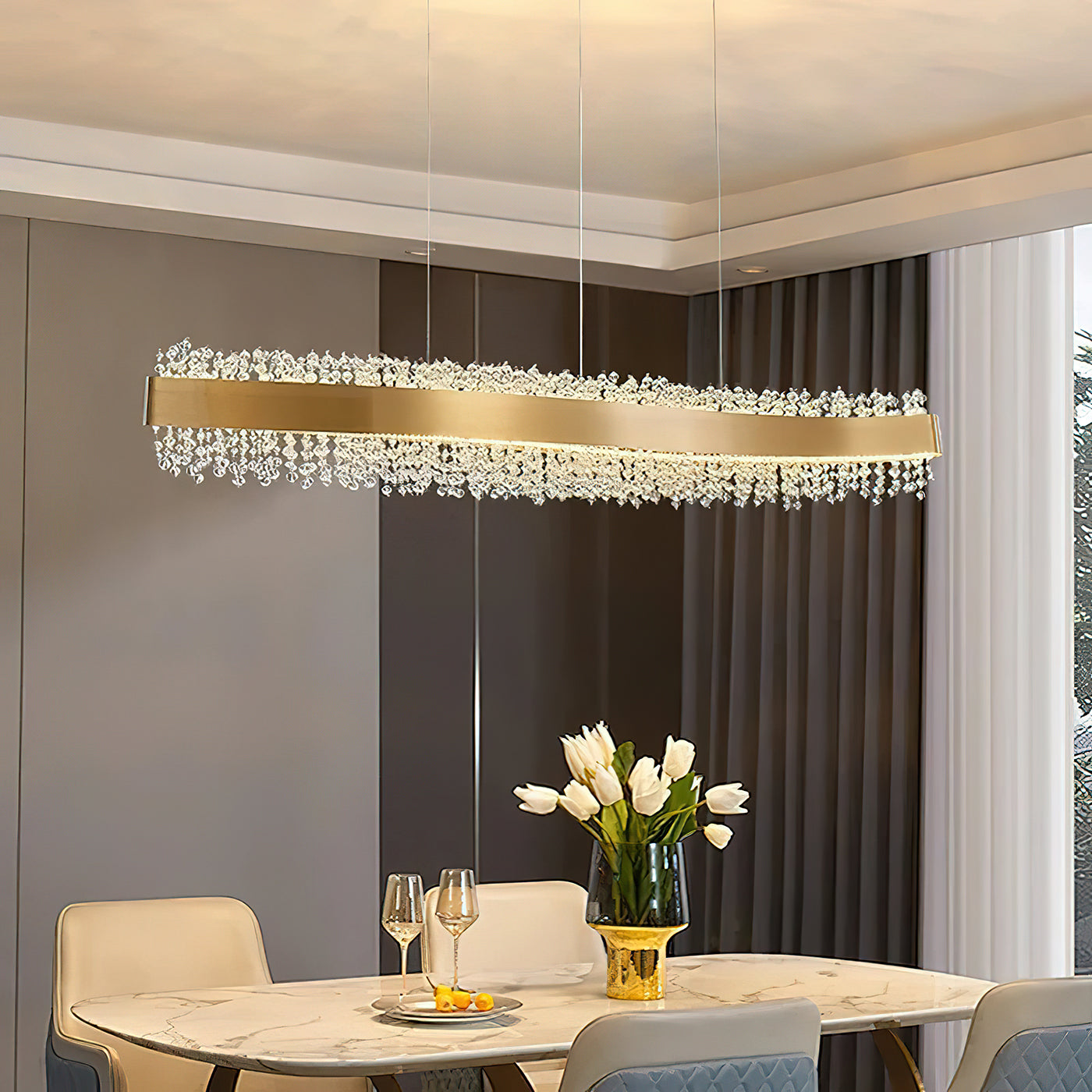 Capri Crystal Chandelier