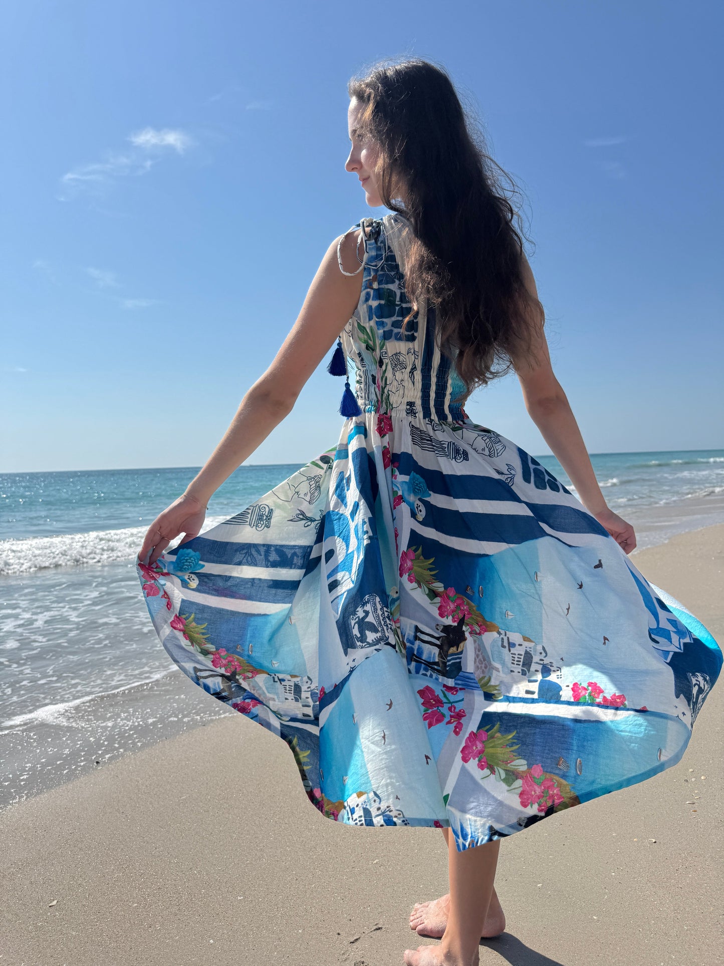 One Shoulder Goddess Dress | Limited Edition | Santorini