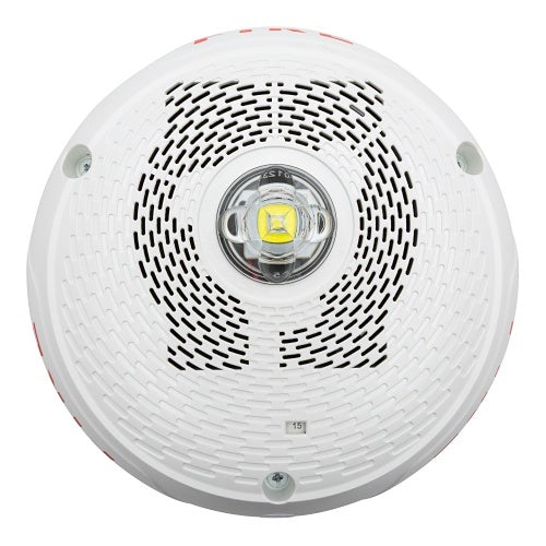 System Sensor SPSCWKLED Outdoor LED Speaker Strobe Ceiling