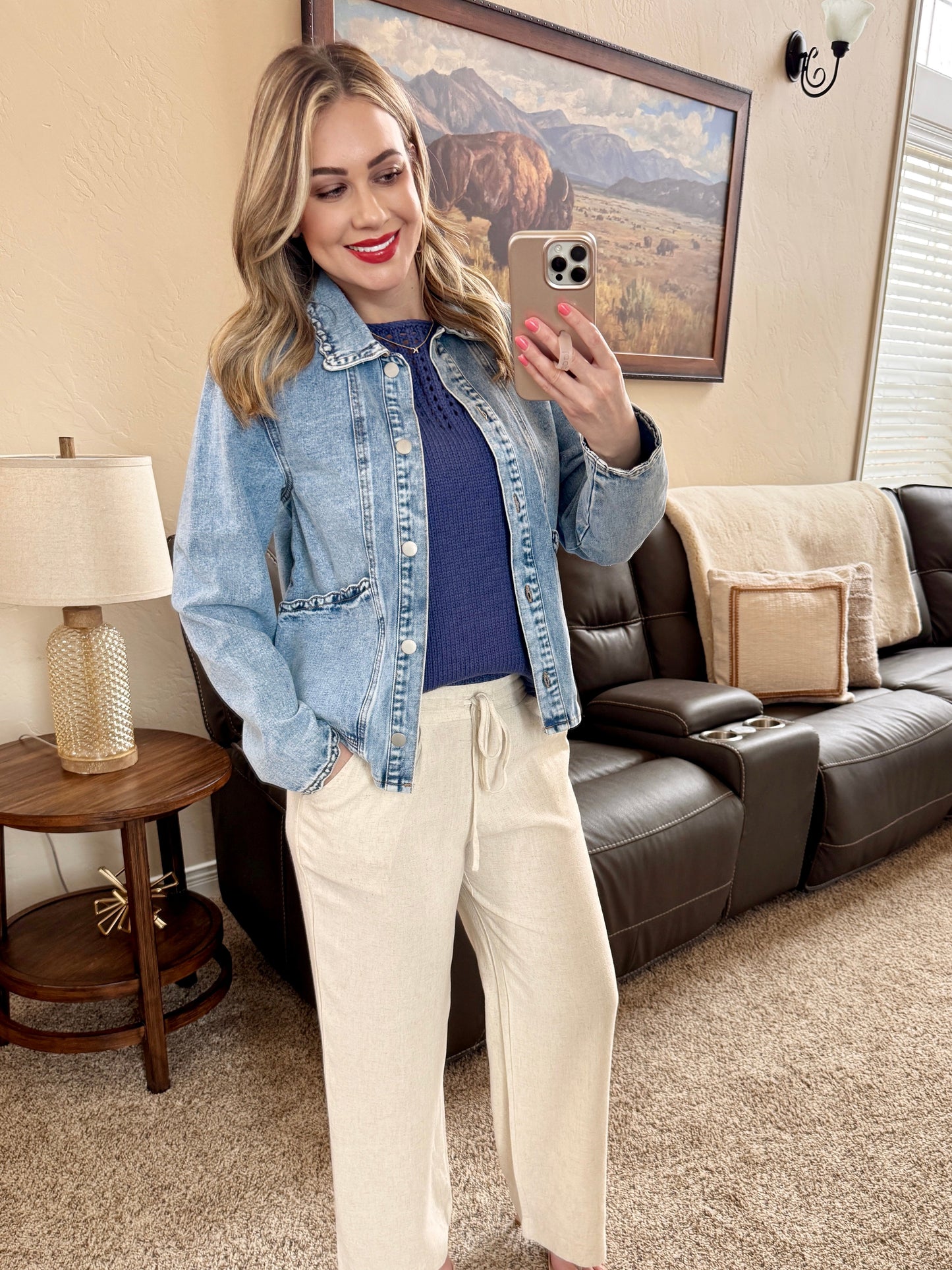 Natural Linen Pants