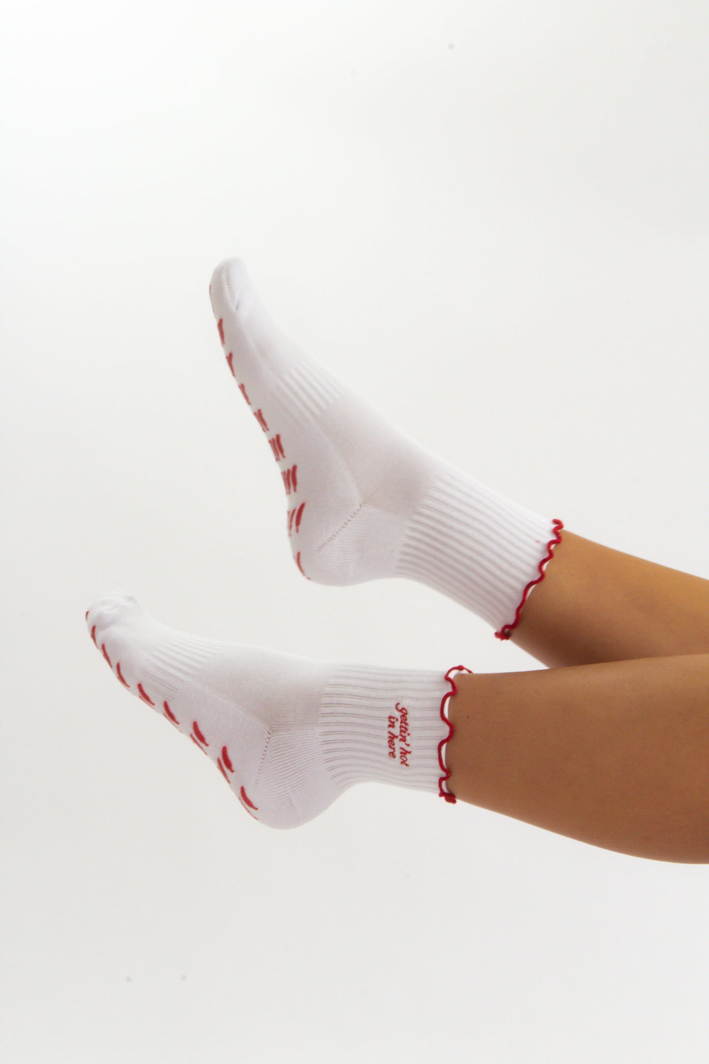 Gettin' Hot In Here Grip Socks