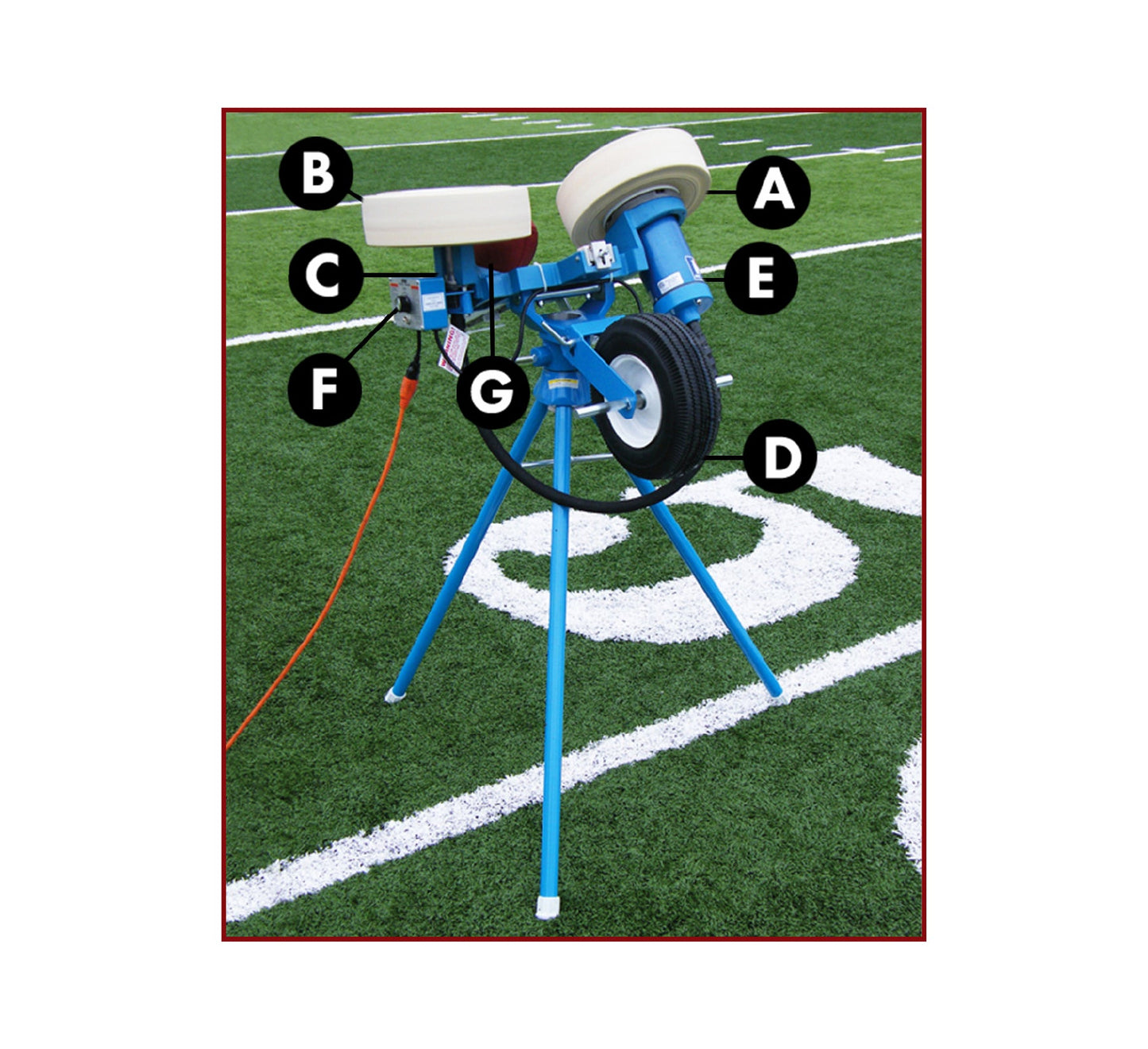 Jugs Field General™ Football Throwing Machine