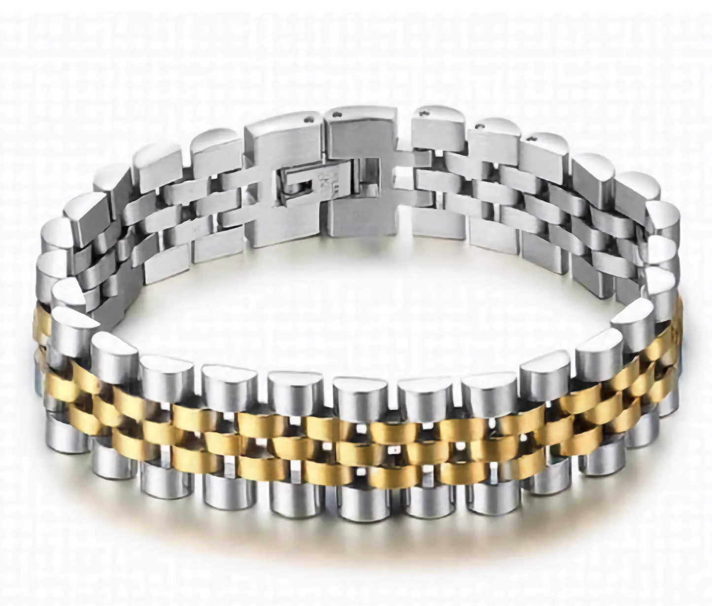 Men's Stainless Steel Presidential Jubilee Style Bracelet
