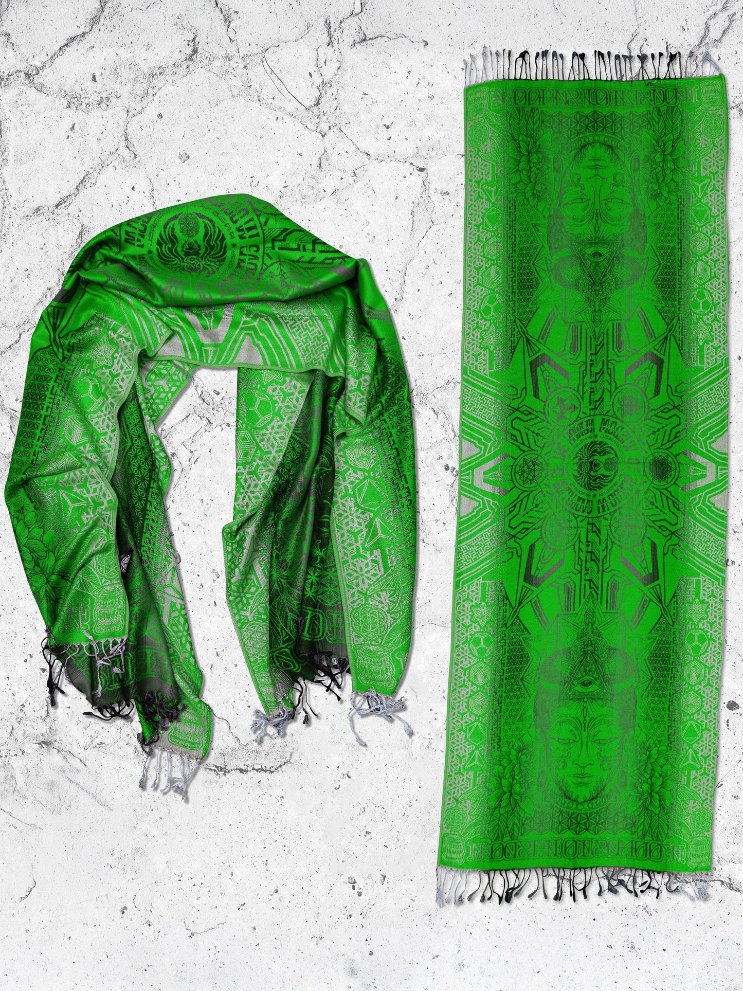 WOUNDS TO WISDOM ✦  UV Gradient Festival Shawl