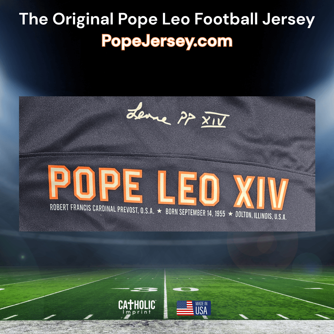 Pope Leo XIV Chicago Fan Football Jersey