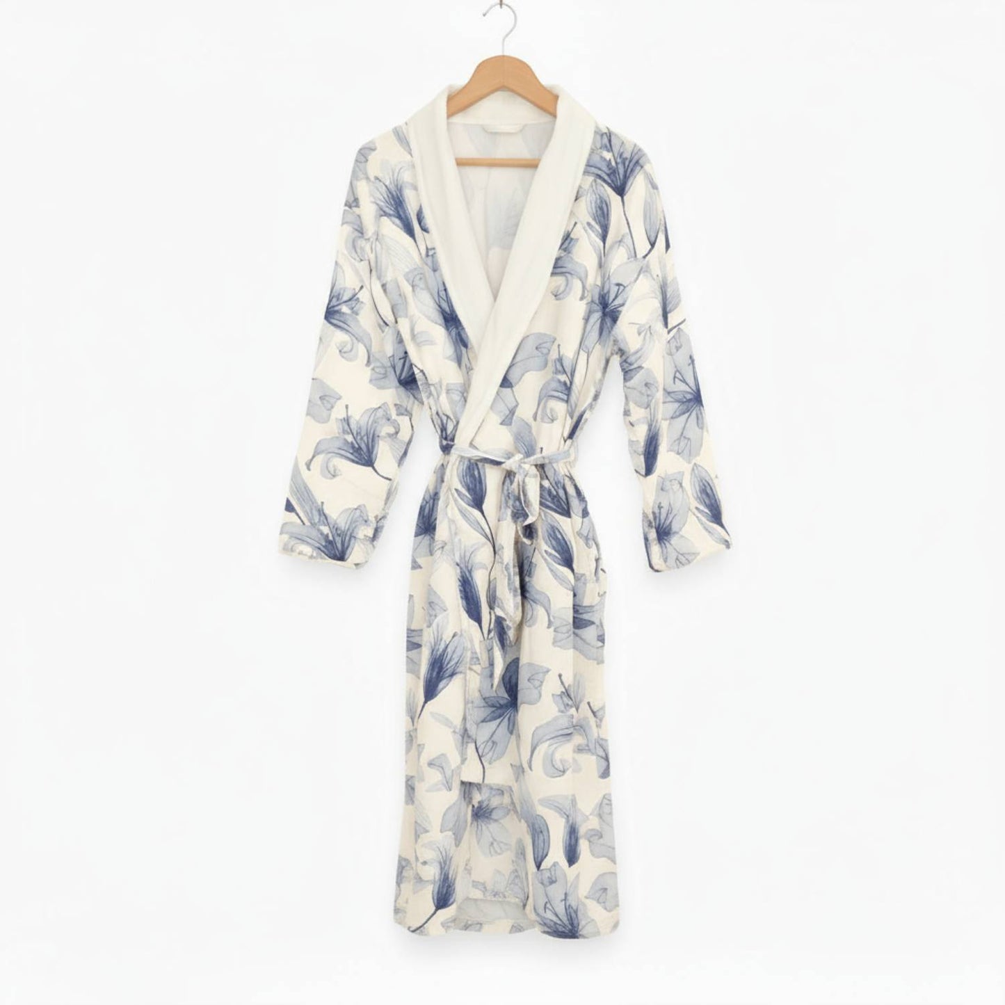 Soluna – Double-Side Muslin/Terry Shawl Robe