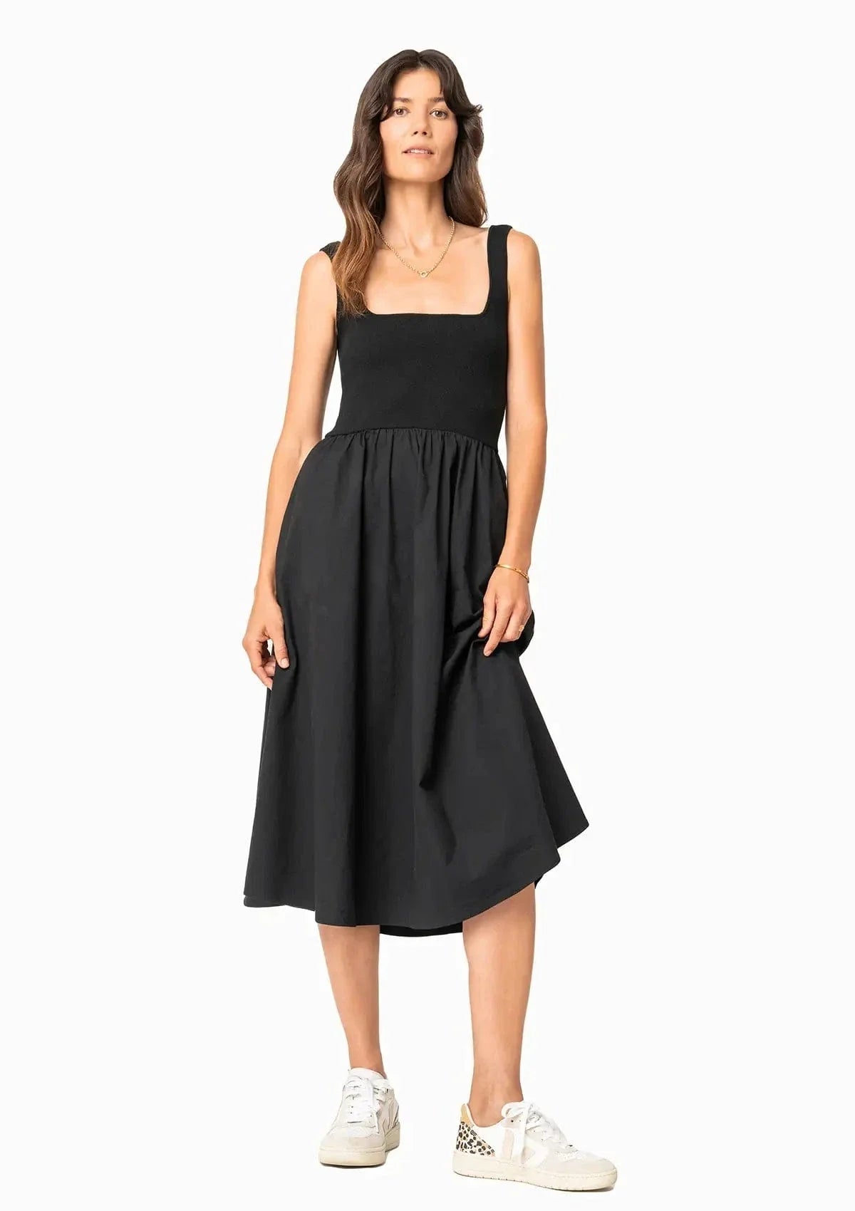 Illusion Dress - Black