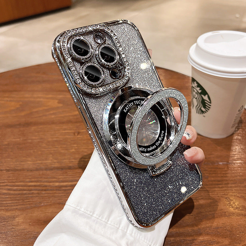 RAMODO Luxury Plating Diamond Gradient Phone Case