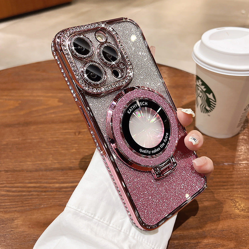 RAMODO Luxury Plating Diamond Gradient Phone Case