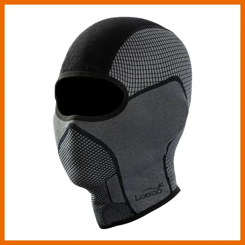 LOBOO RTT22 Motorcycle Riding Headgear – All-Season Breathable Balaclava for Helmet Use