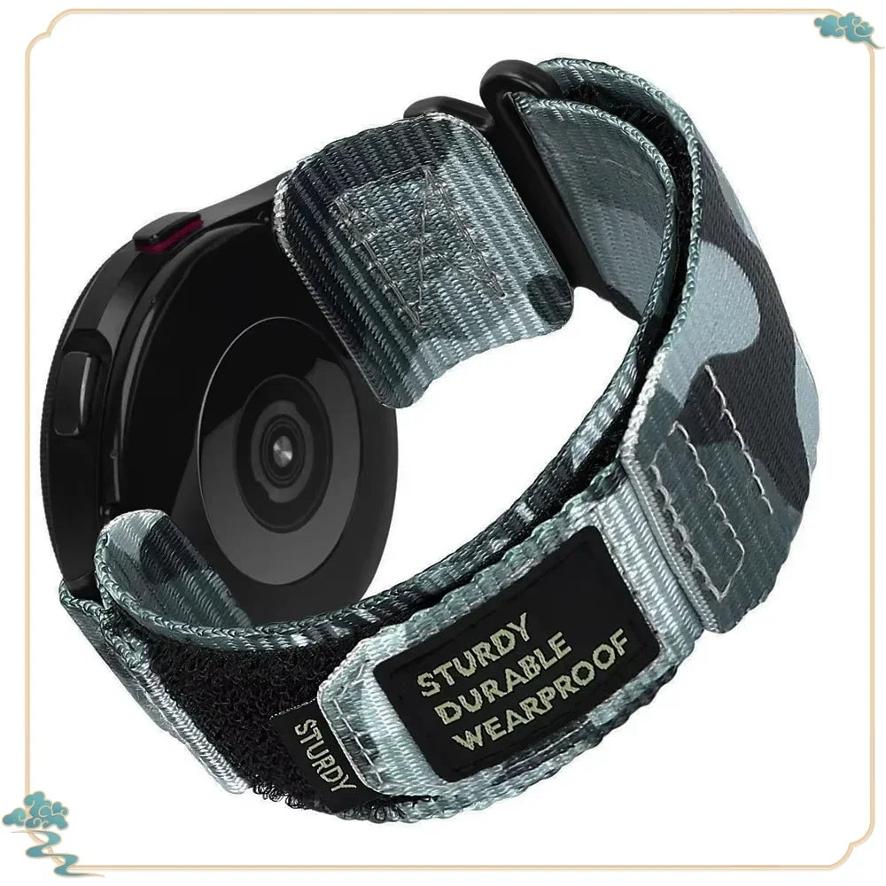 Motorola Moto Smartwatch Band - Quick Release Nylon Sport Strap Camouflage