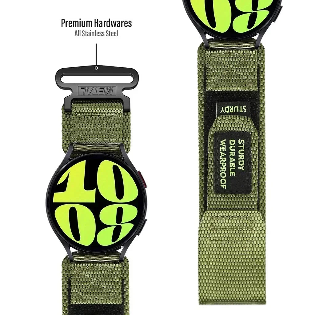 Motorola Moto Smartwatch Band - Quick Release Nylon Sport Strap Camouflage