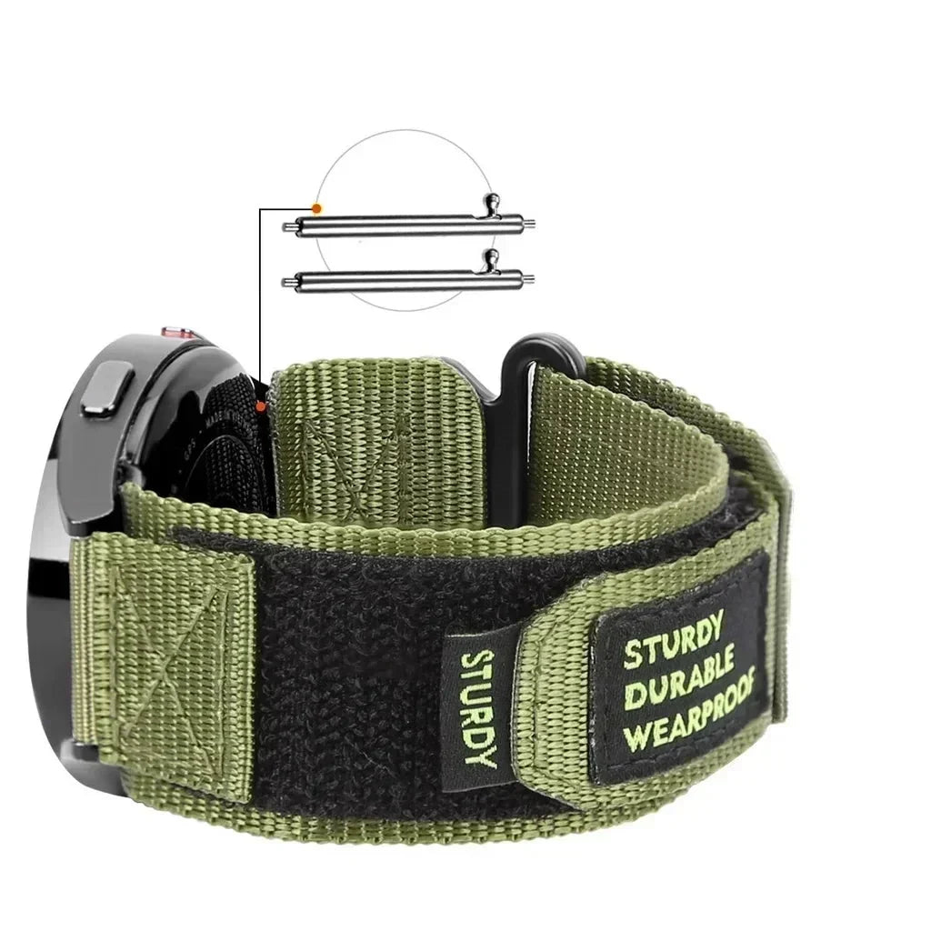 Motorola Moto Smartwatch Band - Quick Release Nylon Sport Strap Camouflage