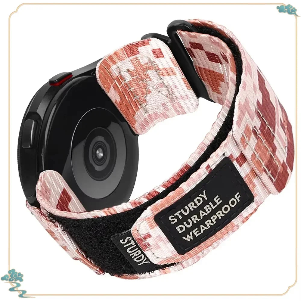 Motorola Moto Smartwatch Band - Quick Release Nylon Sport Strap Camouflage