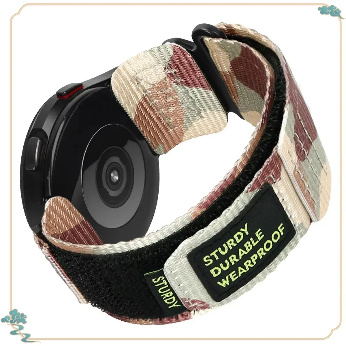 Motorola Moto Smartwatch Band - Quick Release Nylon Sport Strap Camouflage