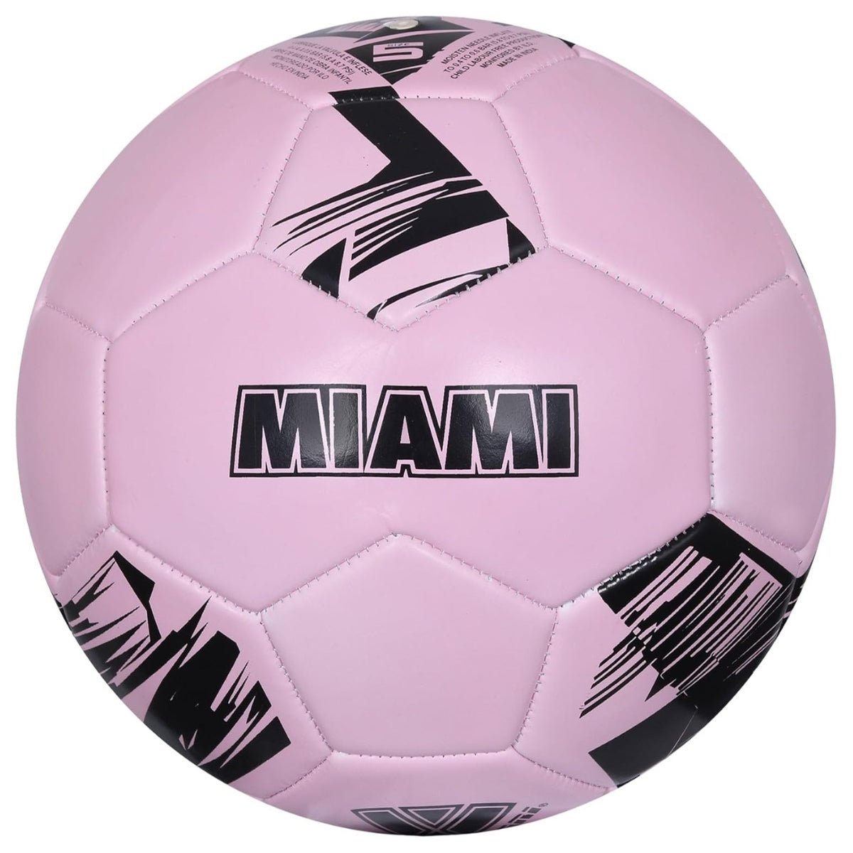 Vizari Club Team 32-Panel Soccer Ball – Miami Pink