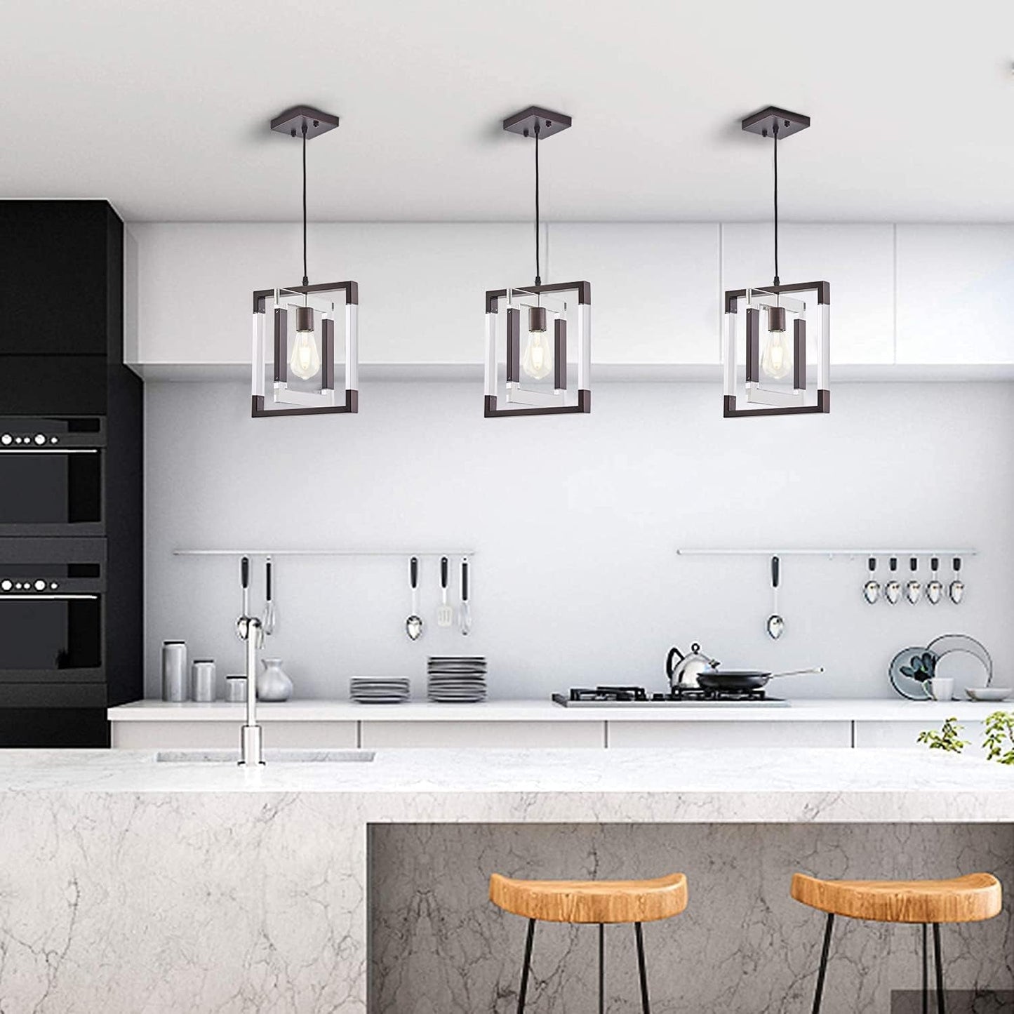1-Light Lantern Pendant Chandelier