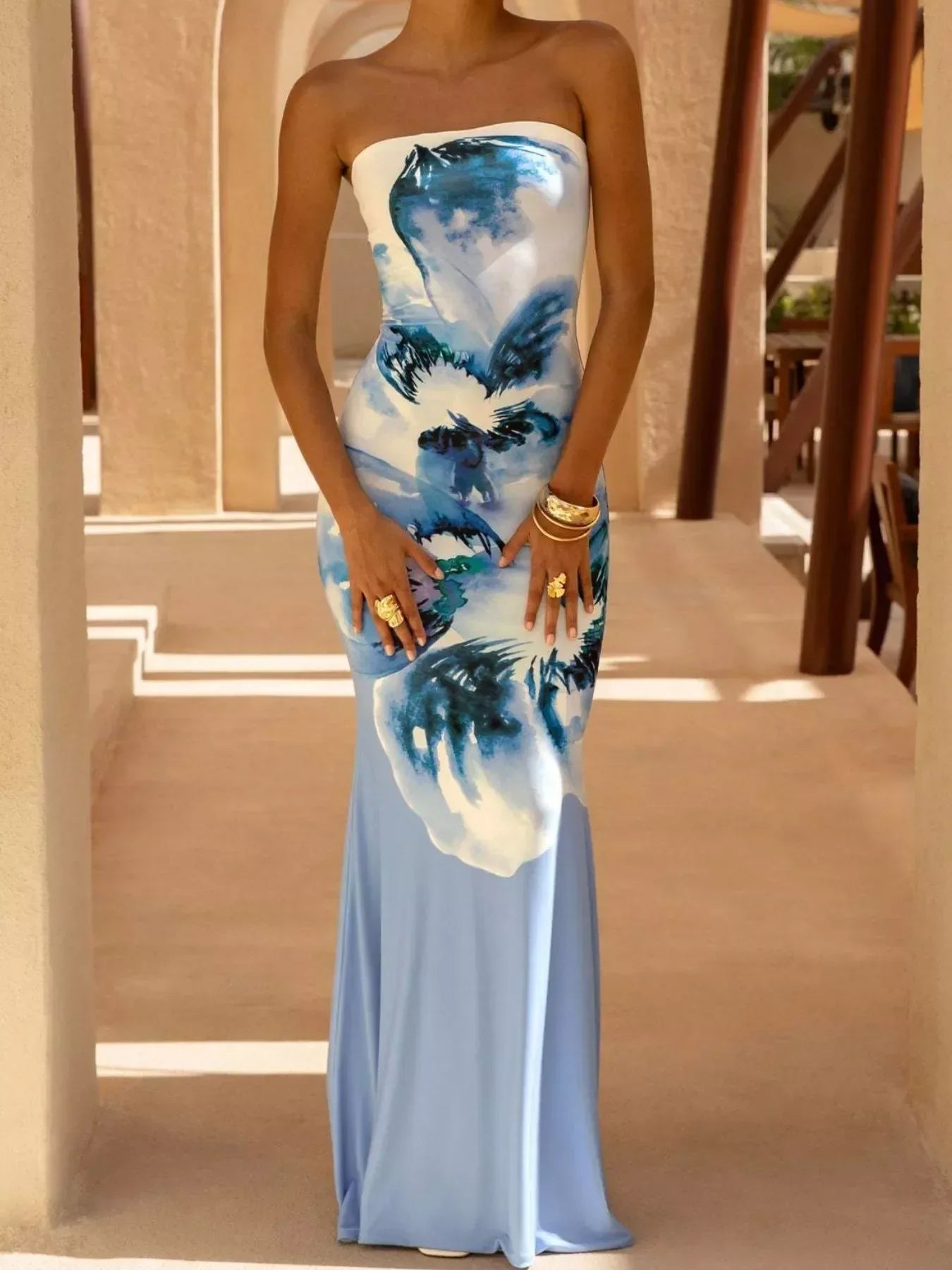 Tube Bodycon Maxi Dress