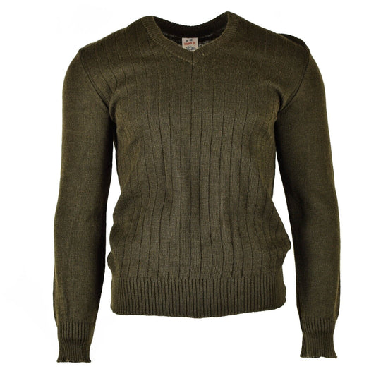 Czech M85 Pullover Sweater - Olive Drab - New Unissued Genuine Military Surplus - CLEARANCE!