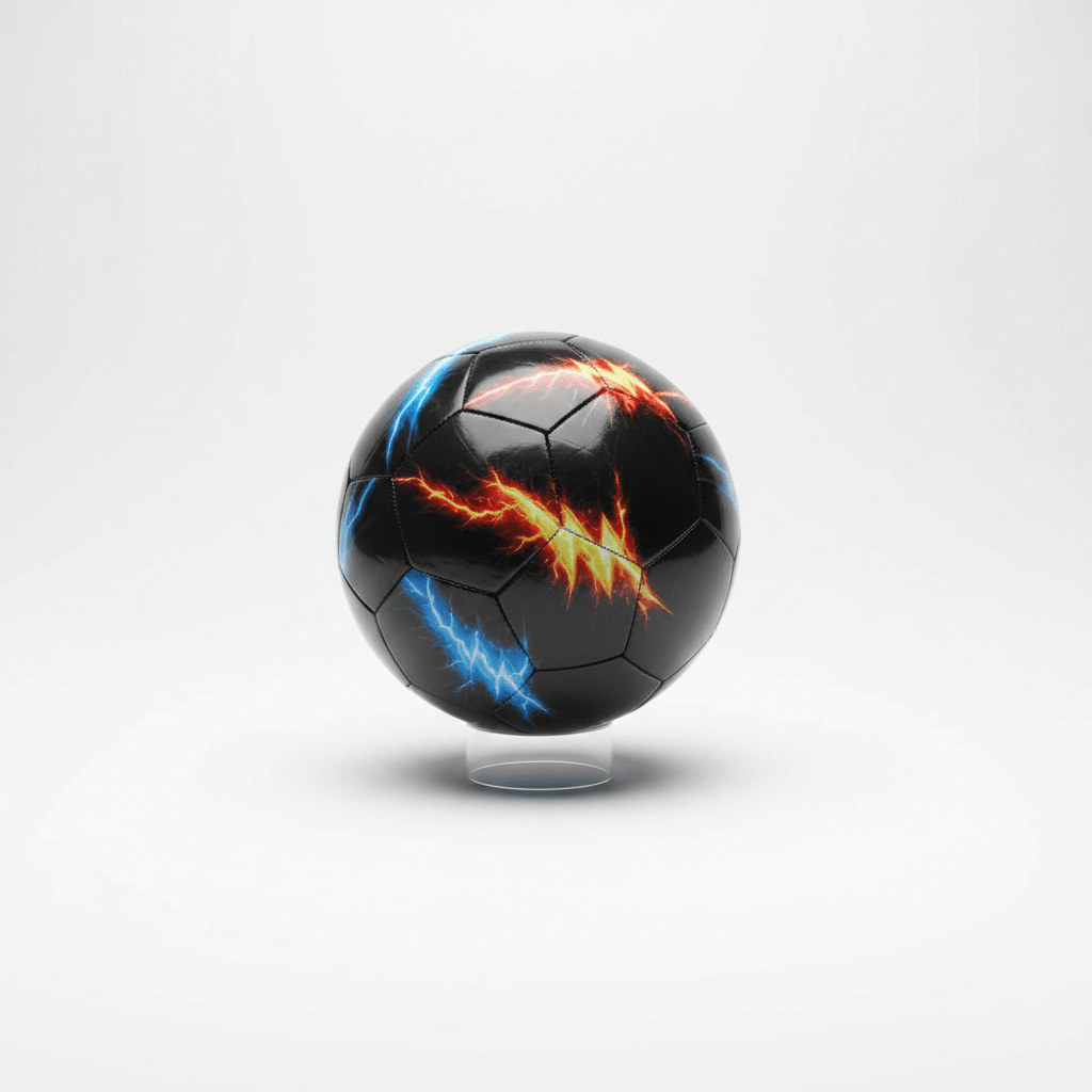 Premium Size 5 PUL Soccer Ball |Includes Pump & 2 Needles -Pre-Rolled For Shoeboxes (Sold individually)