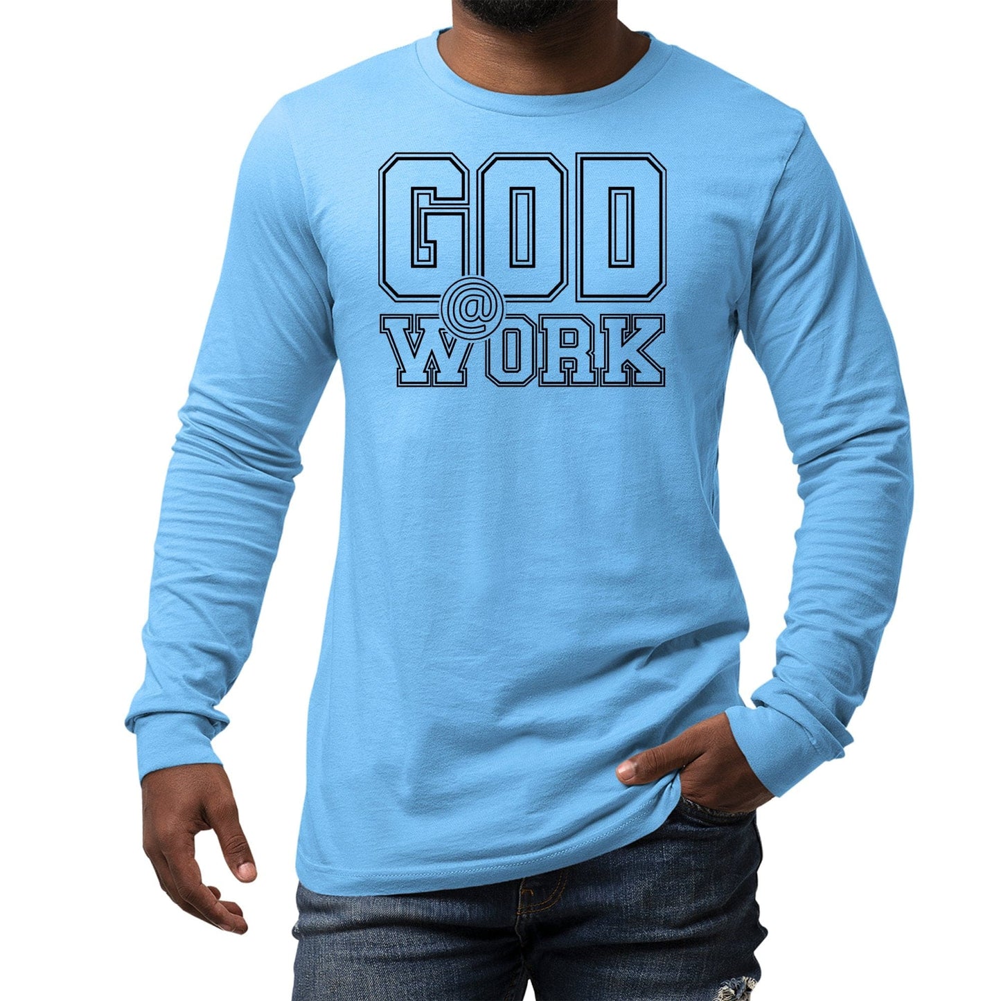 Mens Long Sleeve Graphic T-shirt