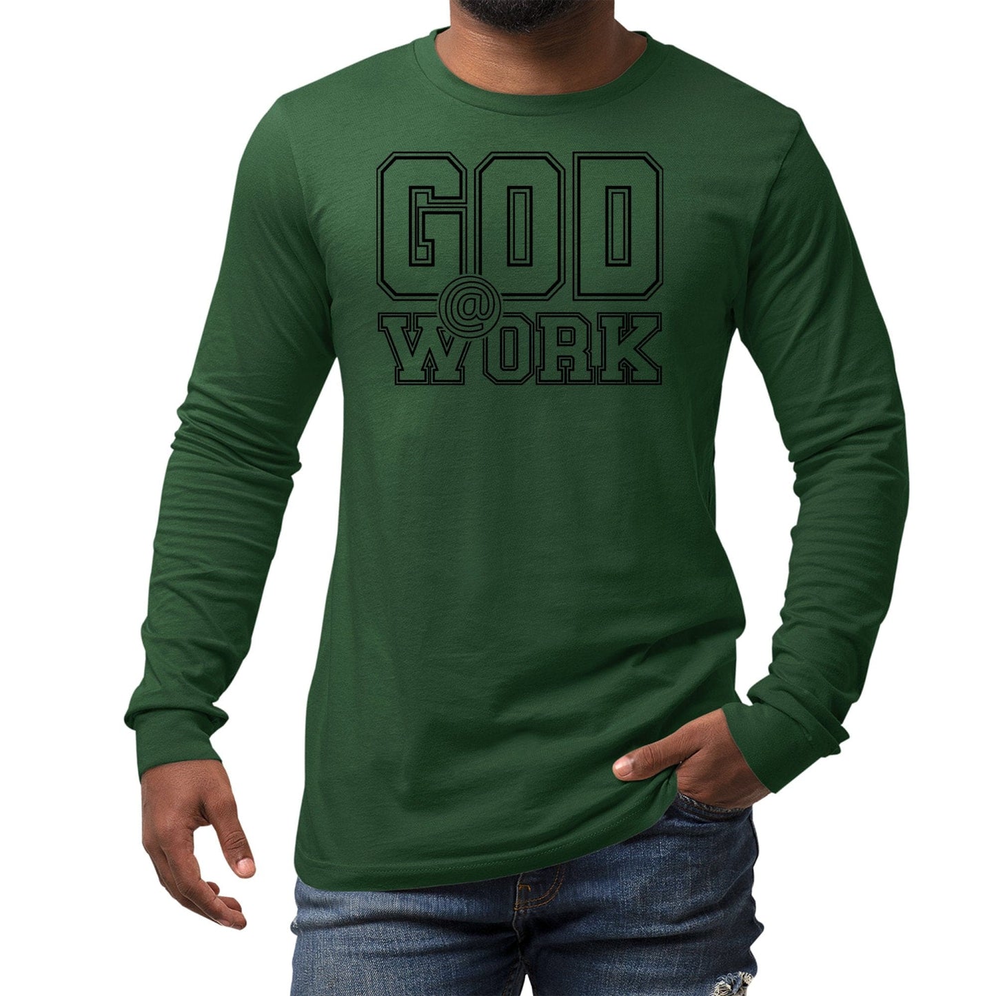 Mens Long Sleeve Graphic T-shirt