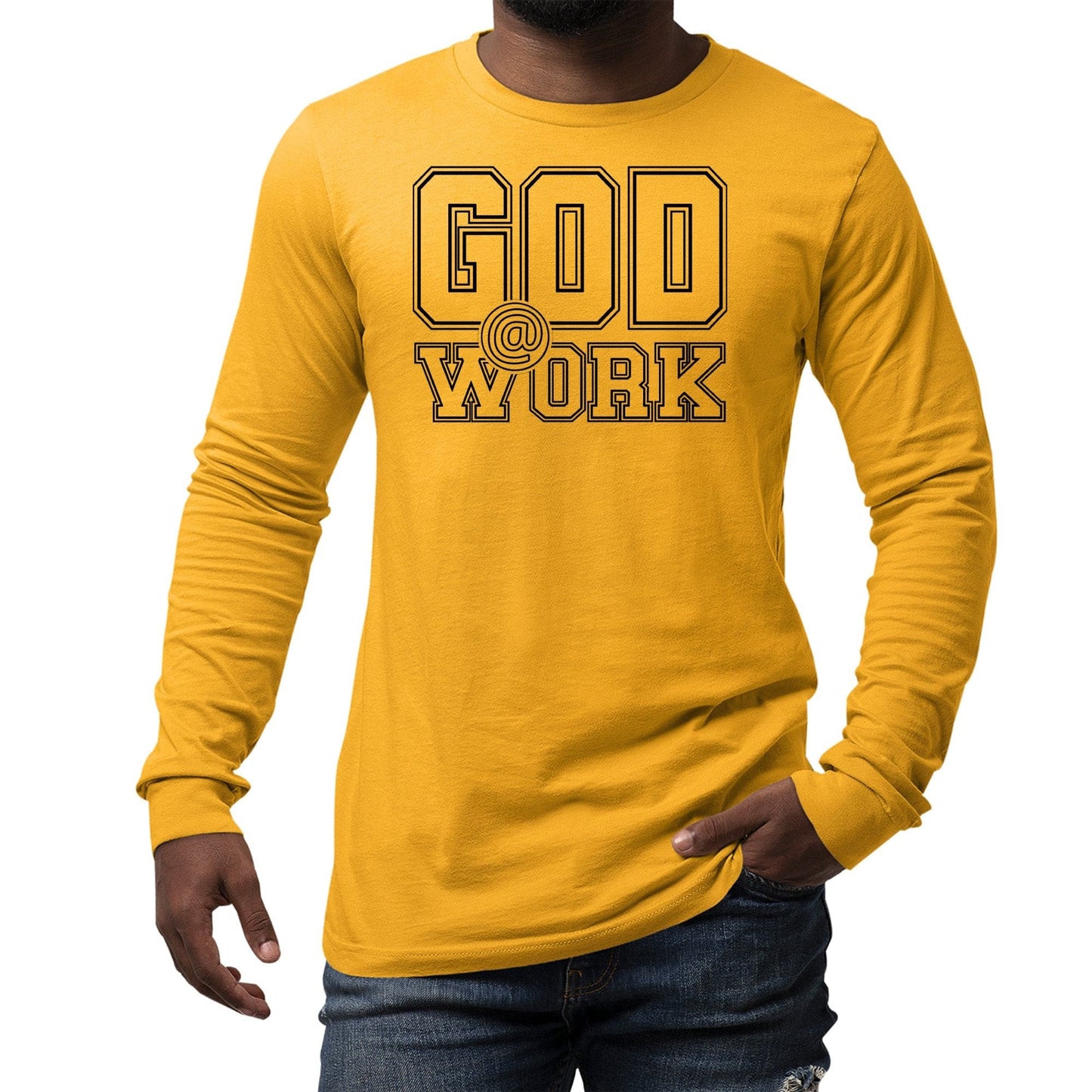 Mens Long Sleeve Graphic T-shirt