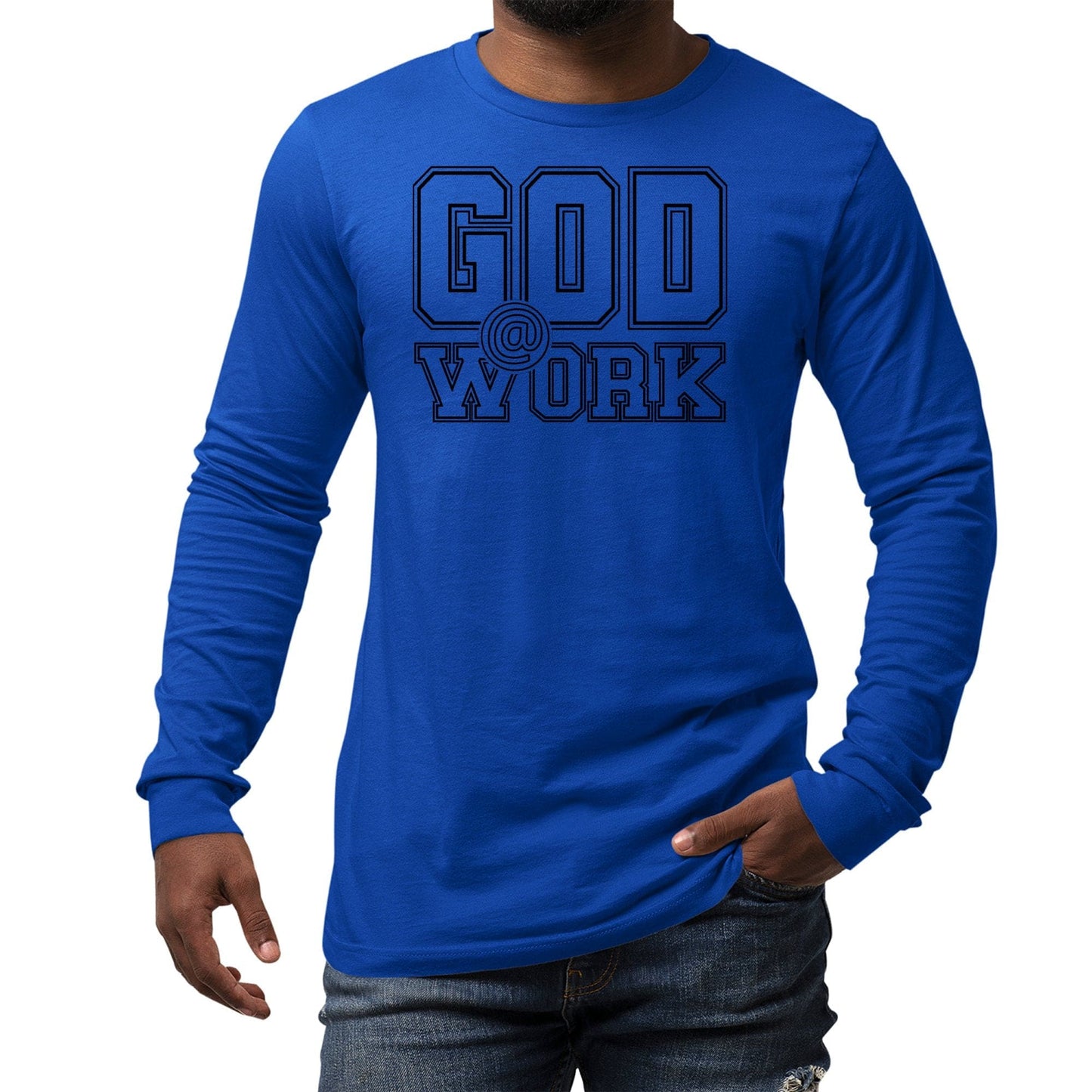 Mens Long Sleeve Graphic T-shirt