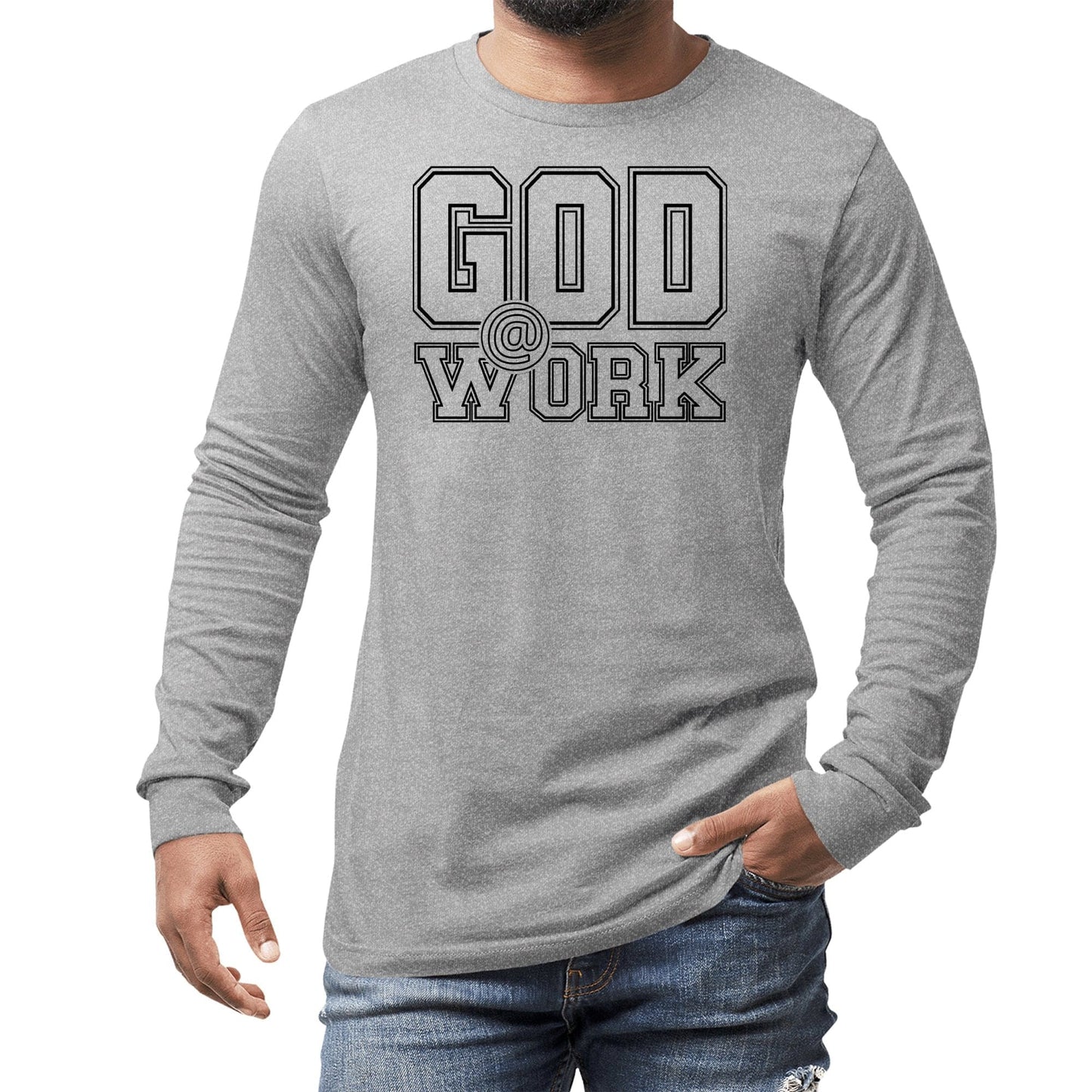 Mens Long Sleeve Graphic T-shirt