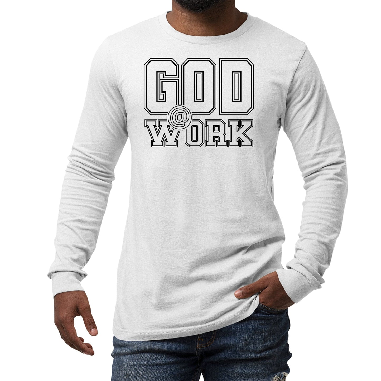 Mens Long Sleeve Graphic T-shirt