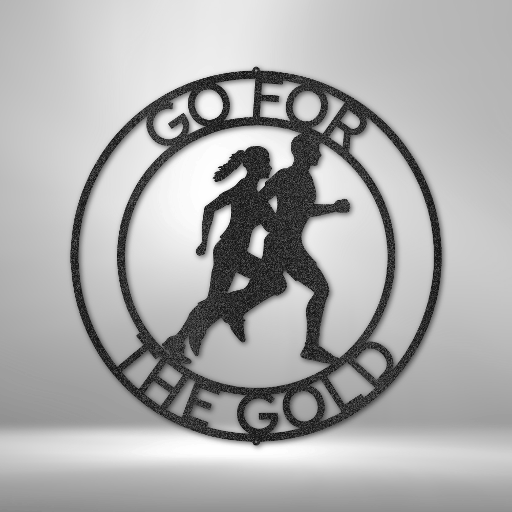 Custom Metal Wall Art - Personalized Runner Sign