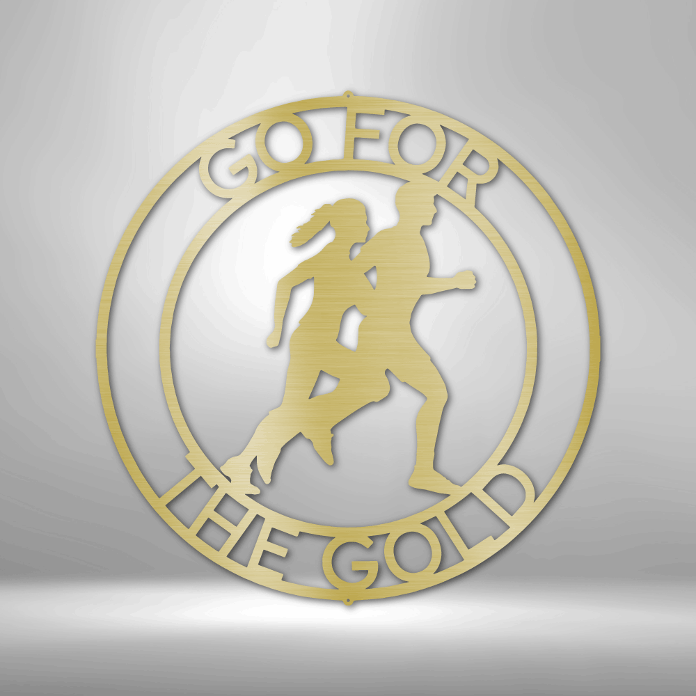 Custom Metal Wall Art - Personalized Runner Sign