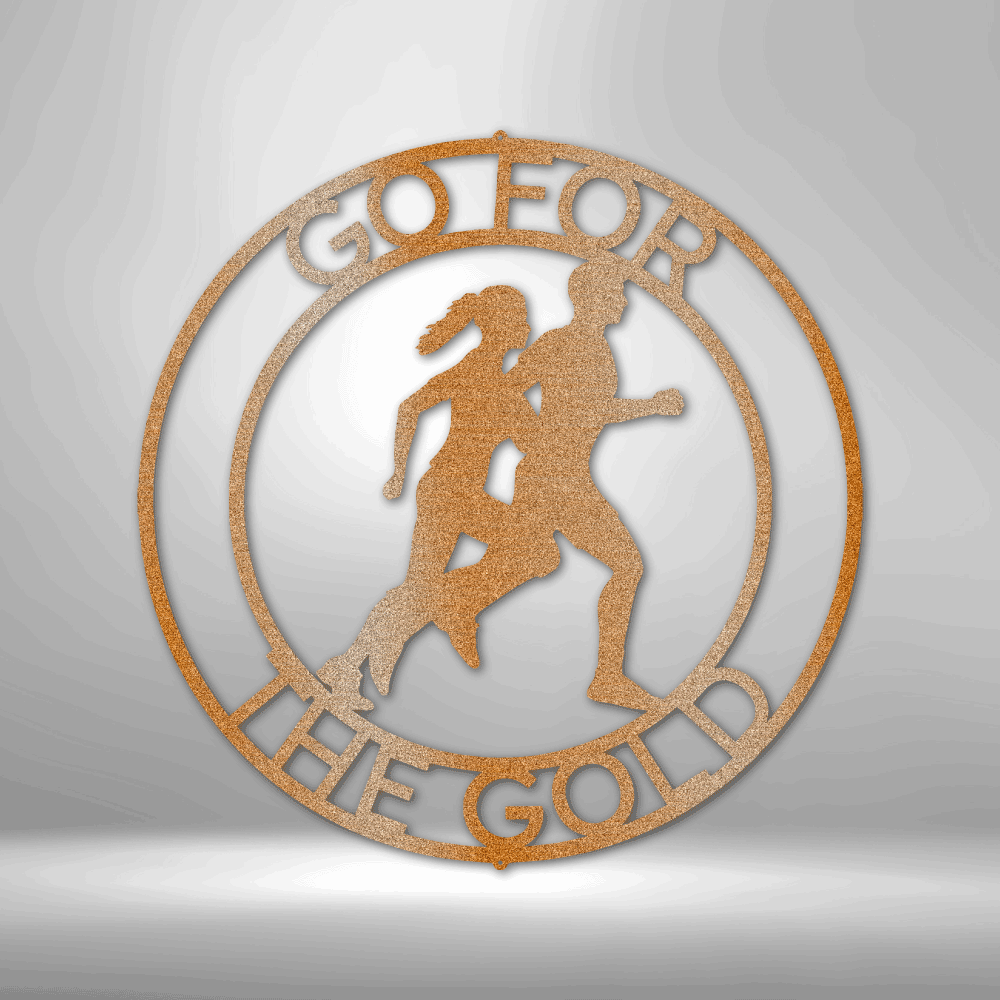 Custom Metal Wall Art - Personalized Runner Sign