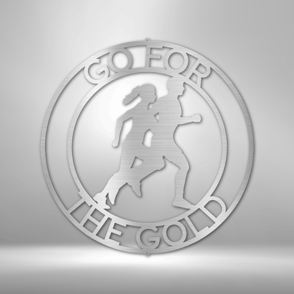 Custom Metal Wall Art - Personalized Runner Sign